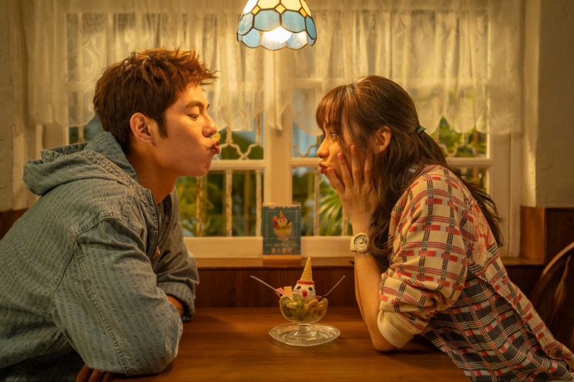 林奕嵐在《命中註定那頭鵝》勇敢追愛,跟詹懷雲浪漫談情。(圖/台北双喜提供)