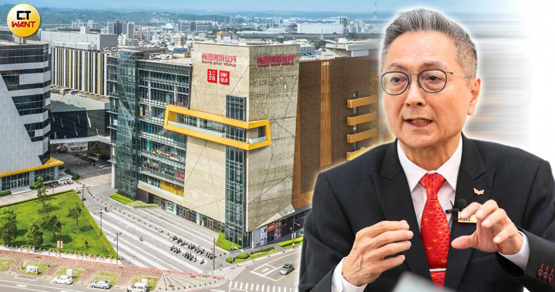 飛鷹地產董事長王銘國認為，苗栗高鐵特區若能像頭份有大型商場、商圈的進駐，帶動自然人流，才真正有機會從蛋殼區躍升蛋黃區。（圖／翻攝自尚順育樂世界官網、黃耀徵攝）