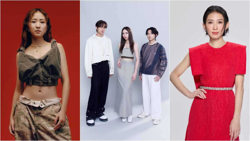 9m88、告五人、戴佩妮將登台演唱入圍歌曲。（圖／金馬執行委員會）