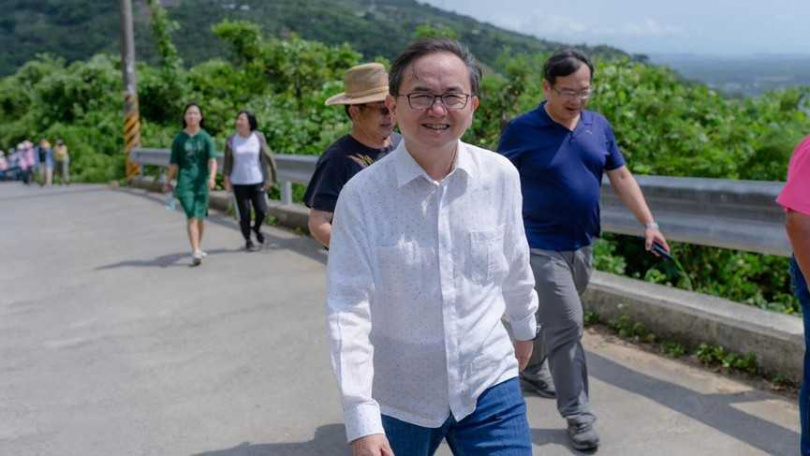 台東縣籍前立委劉櫂豪(圖中)認為博覽會不妨主題式地勾勒台東未來會更有感。(圖/翻攝自劉櫂豪臉書)