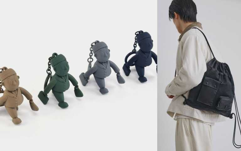 除了推出PORTER INTERNATIONAL 新春紅包袋，還有Q版盲盒鑰匙圈與機能束口後背包。（圖／品牌提供）