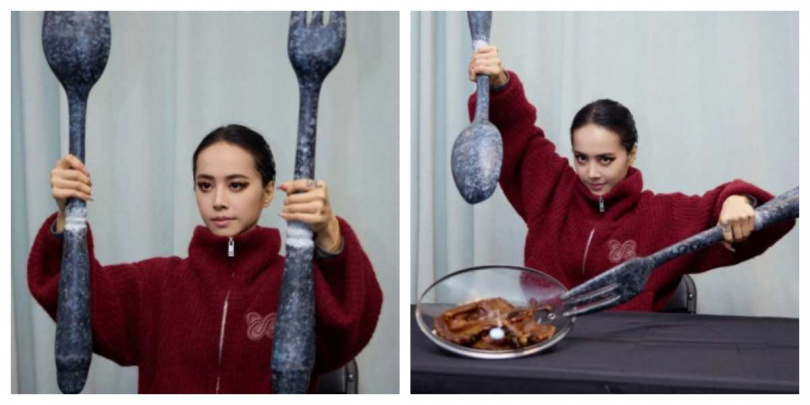 蔡依林拍攝迷因短片，邊講邊笑引發網友討論。（圖／翻攝自微博，蔡依林工作室）