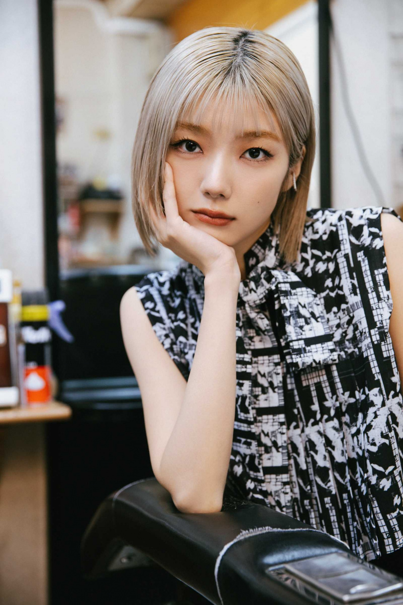 藤吉夏鈴對海外粉絲的日語能力感到驚訝，。（圖／索尼音樂／ATC Taiwan提供）