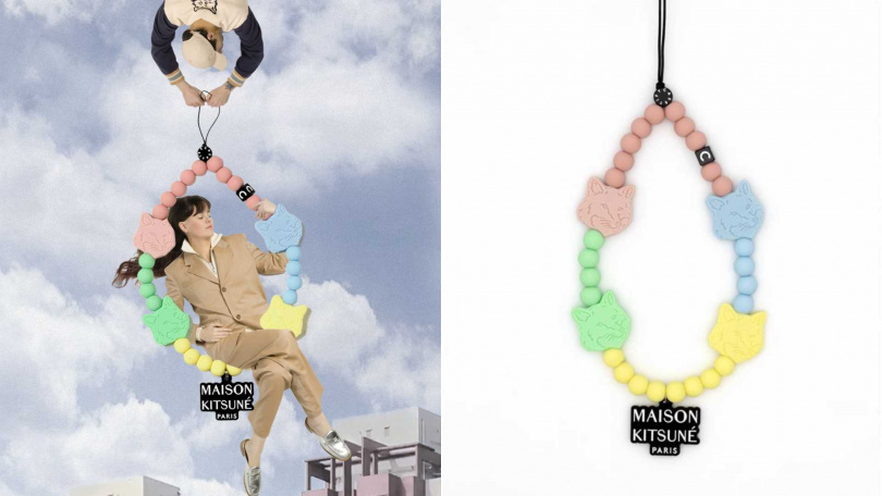 MK x CASETIFY彩色變化狐狸頭手機掛繩／1,920元（圖／品牌提供）