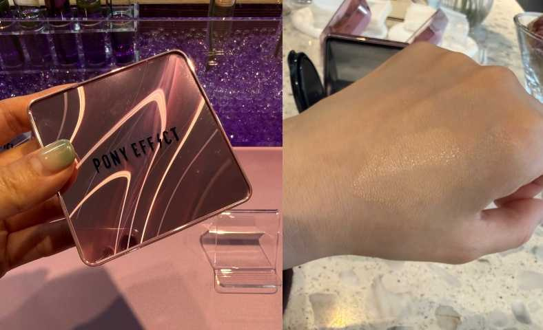 PONY EFFECT極水透光氣墊粉餅升級版 SPF50+ PA++++ 15g×2 / 1,380元。（圖／黃筱婷攝）