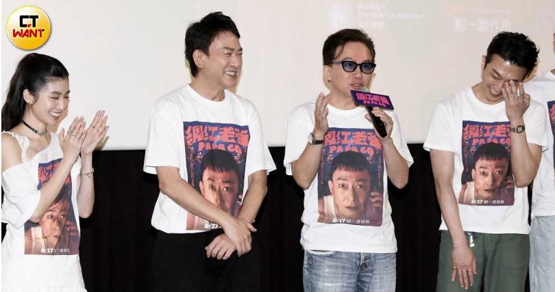 孫鵬在活動上不時幽默自嘲。(圖/侯世駿攝)