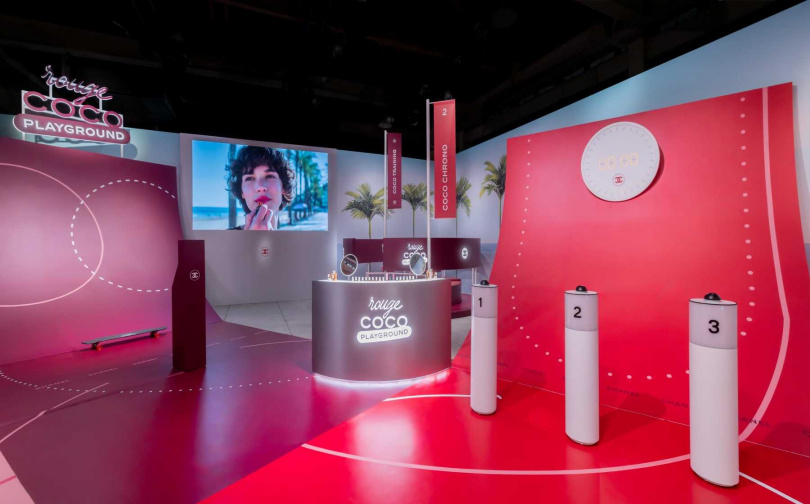 搶答美妝小問題，如果勝利的話就可以多帶禮物回家（圖／品牌提供）