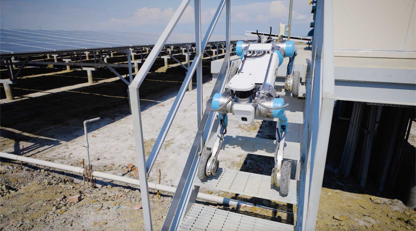 正崴集團旗下有光電場，可讓機器狗先實習。（圖／星科國際提供）