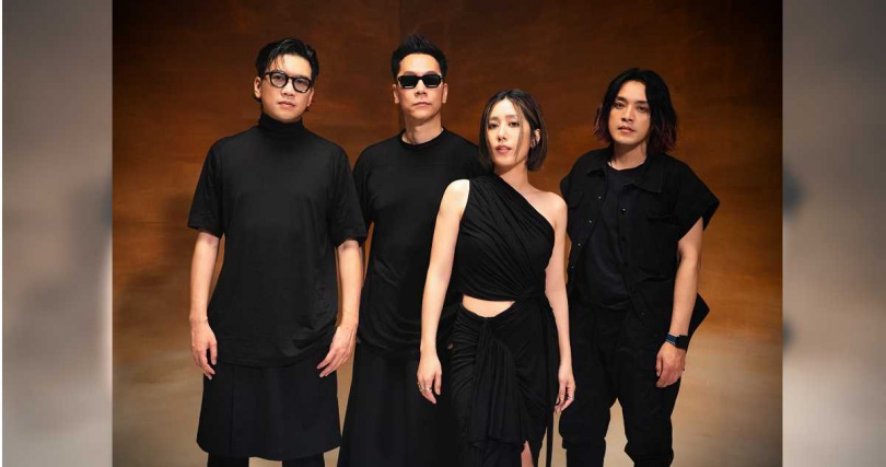 小男孩樂團由團長昌哥、主唱米非、吉他手漢斯與鼓手阿中組成。（圖／滾石提供）