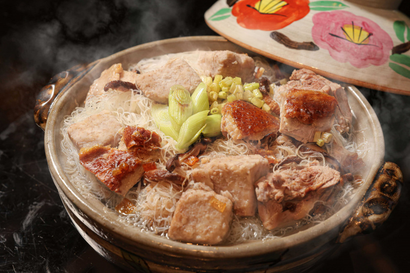 「芋頭鴨絲米粉」讓人充滿飽足感。(圖/台北晶華提供)