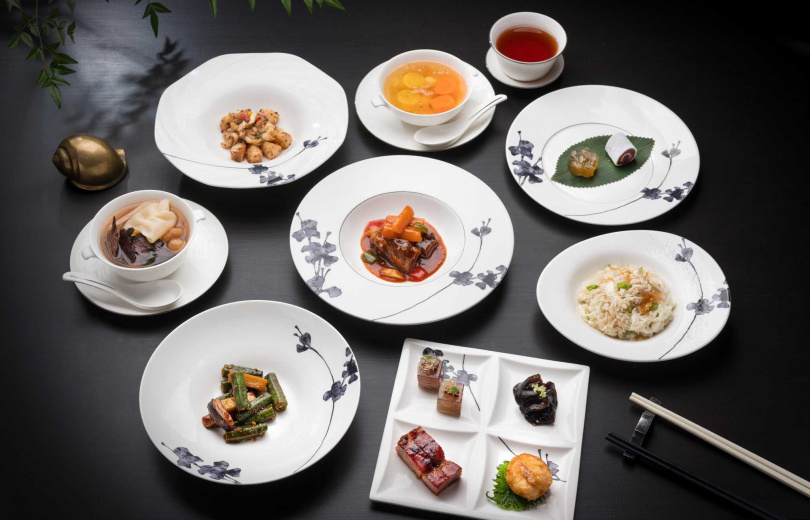 台北文華東方酒店一星餐廳「雅閣」季節菜單呈現揉合時令風味的夏日粵式美饌饗宴。(圖/台北文華東方酒店提供)