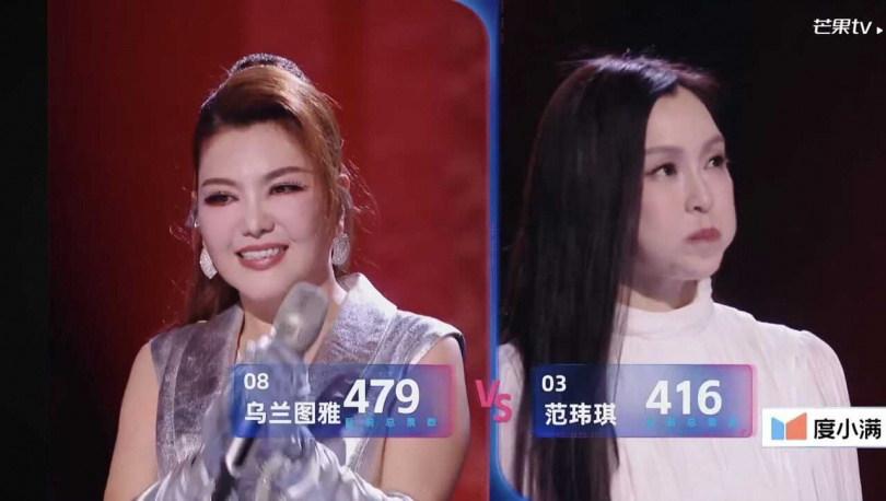 范瑋琪初舞台落敗。（圖／翻攝YouTube／乘風2026）