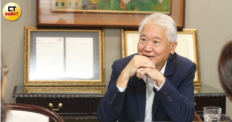 台新新光金控合併後，獲利大增，圖為新光人壽董事長魏寶生。（圖／趙世勳攝）