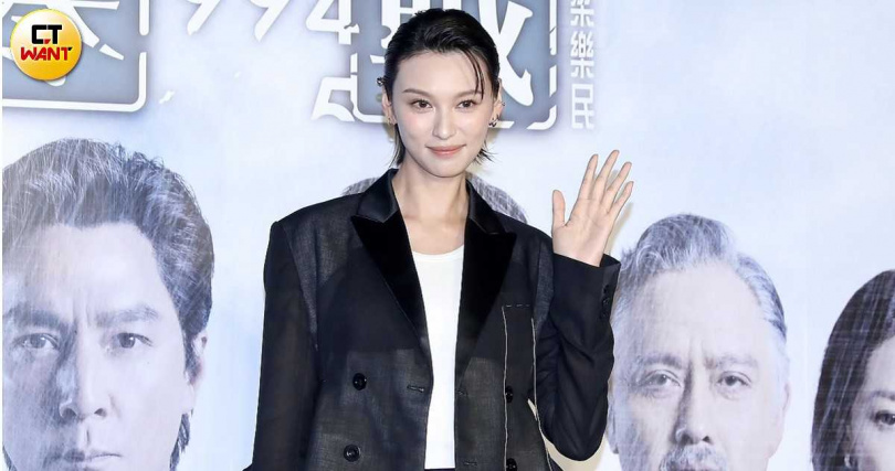 王丹妮是首次來台宣傳。（圖／侯世駿攝）