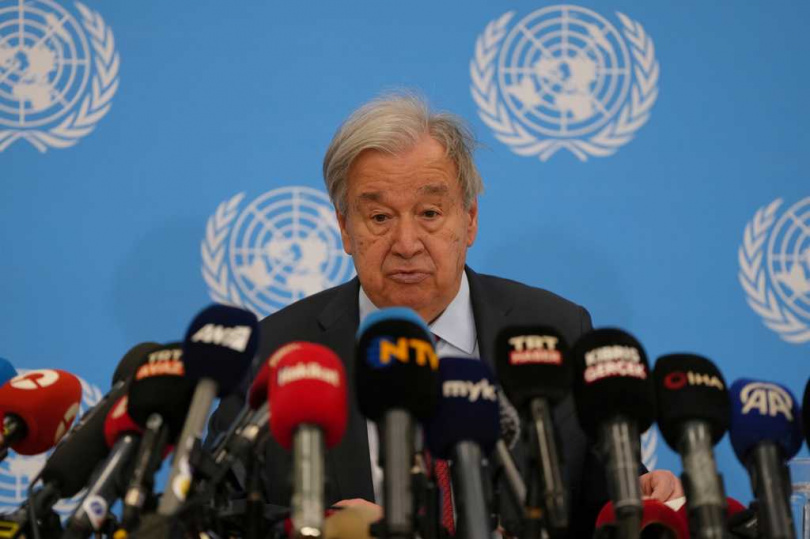 現任聯合國秘書長古特瑞斯（Antonio Guterres）。（圖／達志／美聯社）