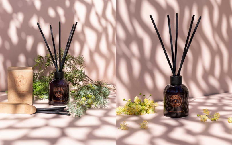 因為添加濃度高達8%的天然香水,讓香墅旅程的室內擴香持香度更持久,平均可持續6~8週。(圖/品牌提供)