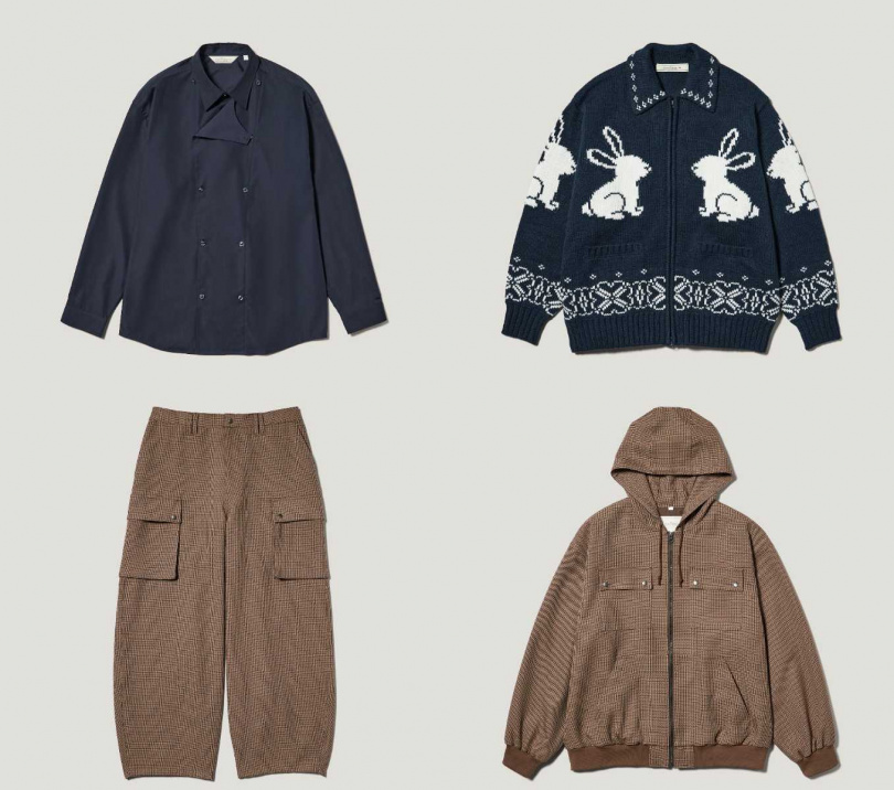 GU 與「rokh」第三彈聯名系列/390元~2,490元(圖/品牌提供)