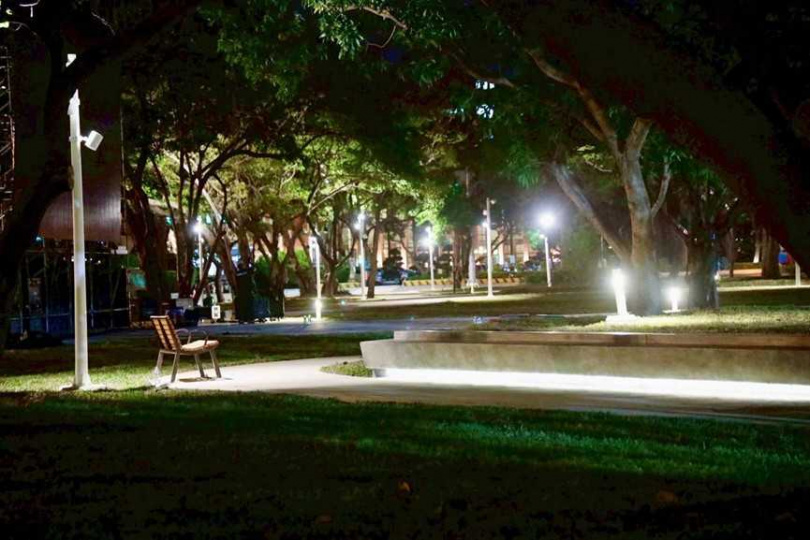 在30日晚間新竹縣竹北市公十二公園將成為「理查・克萊德門經典永恆音樂會」轉播副場地。（圖／翻攝自竹北市公所媒體群組）