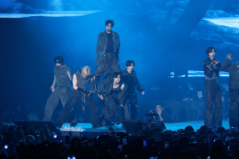 &TEAM變身「少年狼」，在沉浸式的視覺特效渲染助攻下展盡狼族魅力。（圖／焦正德攝）