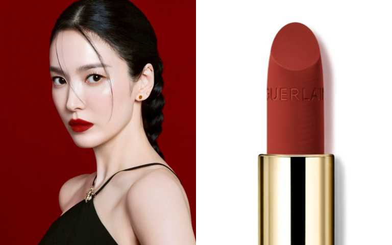 嬌蘭 ROUGE G紅寶之吻高訂絲絨唇膏 555／1,400元（圖／品牌提供）