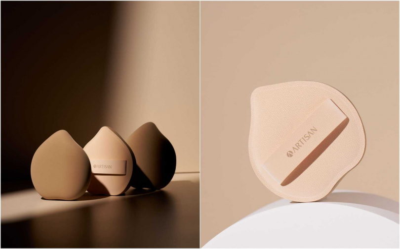 ARTISAN栗子密絨舒芙蕾粉撲by 1028/150元(圖/品牌提供)