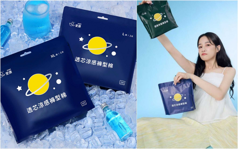 身為愛康年度代言人的千千透露,眾多愛康產品中,她私心最愛的就是褲型棉系列,3cm高防漏側邊搭配360度全方位包覆設計,讓千千直呼:「穿上它真的超有安全感!」(圖/品牌提供、取自千千IG)