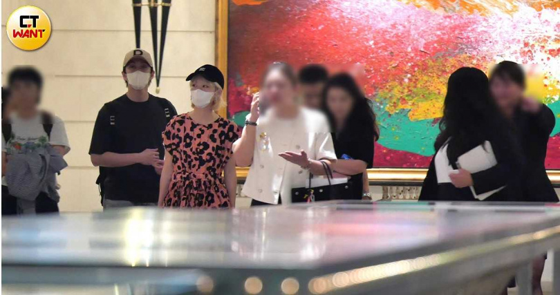 陳漢典、Lulu19日為婚宴在台北文華東方酒店進行5小時的場勘，對於籌備婚事相當用心。（圖／本刊攝影組）