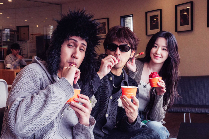 葉舒華在陳柏霖與YELLOW黃宣主持的《出去一下What A Trip》節目中表現相當搶眼。（圖／《出去一下》提供）