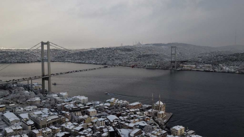 暴雪與強風也波及東歐與巴爾幹地區。(示意圖/達志/美聯社)