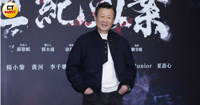 寇世勳在《世紀血案》戲份不算多但要做的功課巨量。(圖/蘇聖倫攝)