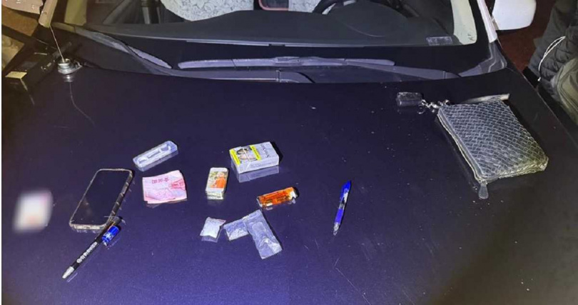 張男身上查獲5.69公克K他命。（圖／翻攝畫面）