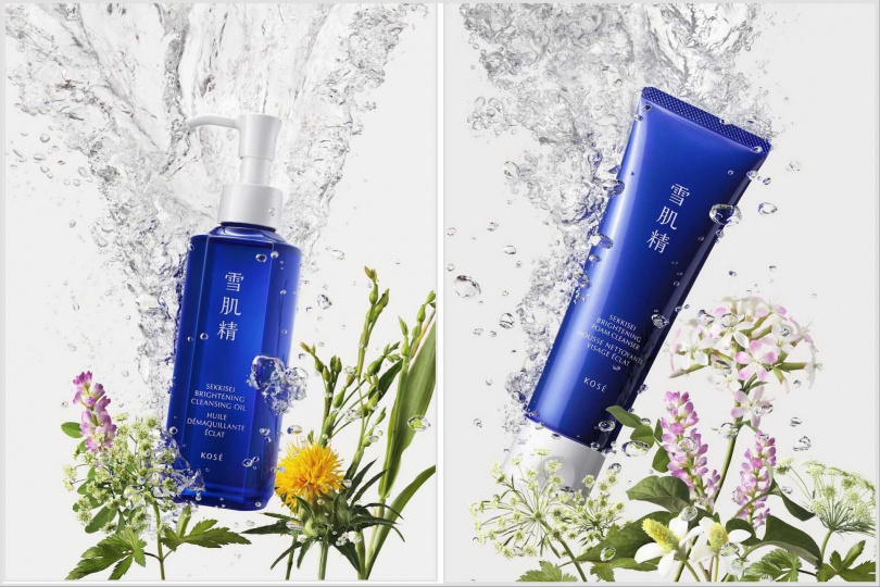 KOSE 雪肌精澄白薏透潔顏油150ml/600元，KOSE 雪肌精澄白薏透洗顏霜130g／480元（圖／品牌提供）