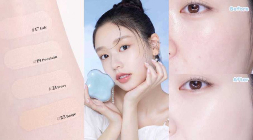 ETUDE 雲朵輕盈完美氣墊粉餅 #19白皙色、#21自然色、#23健康色／750元（圖／擷取自etudeofficial IG、品牌提供）