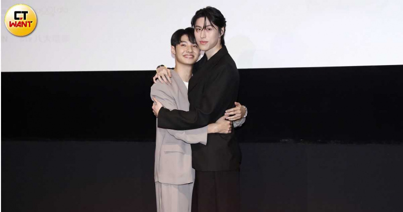 兩人有15公分的最萌身高差。（圖／侯世駿攝）