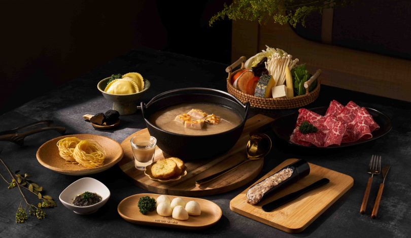 雞湯大叔歐陸季回歸升級，打造期間限定「松露旬鮮」饗宴。（圖／雞湯大叔提供）