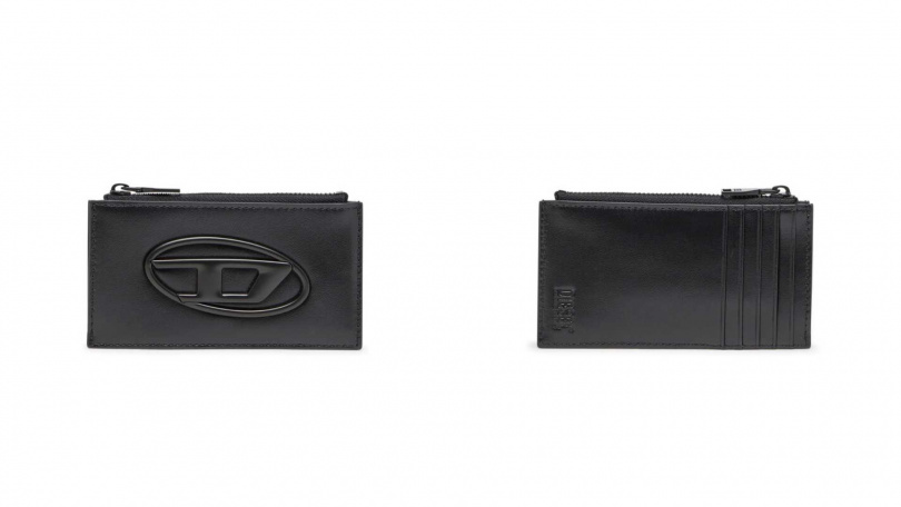 DIESEL 皮革拉鍊卡夾／7,500元（圖／品牌提供）