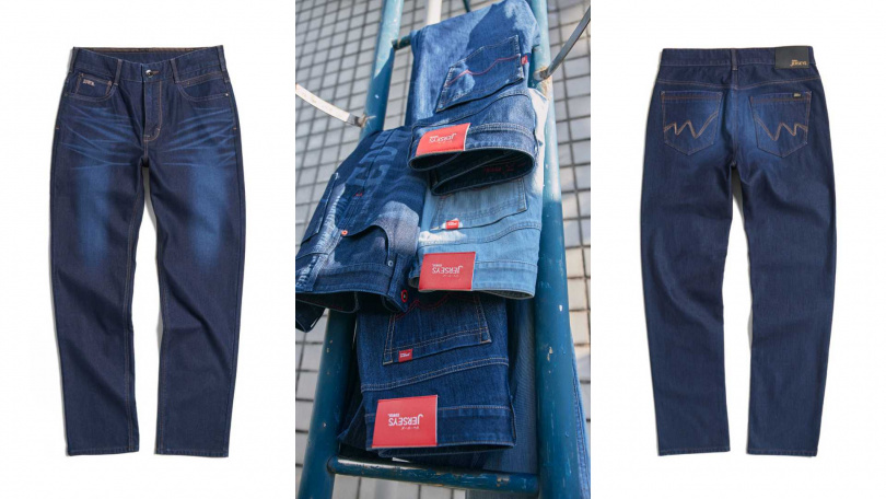 EDWIN JERSEYS 360°全方位彈力中直筒褲(圖/品牌提供)