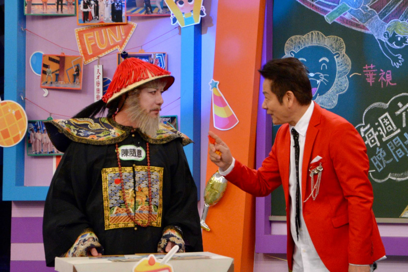 陳隨意的「台灣國語」意外成為地雷。（圖／華視提供）