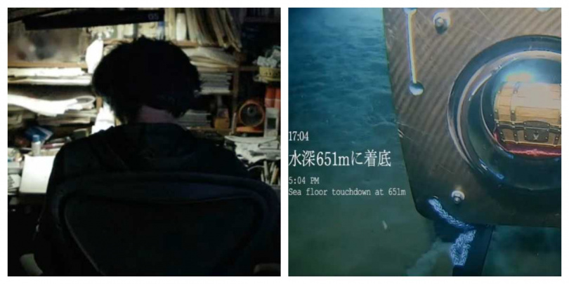 《航海王》作者尾田榮一郎親筆寫下「ONE PIECE是什麼」與魯夫身世線索,部分內容被封存並沉入651公尺深海。(圖/翻攝自YT,ONE PIECE公式)