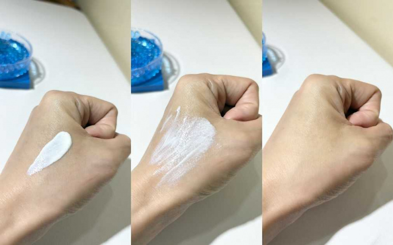 清爽不黏膩的凝乳狀質地，油肌、混合肌也OK。（圖／吳雅鈴攝）