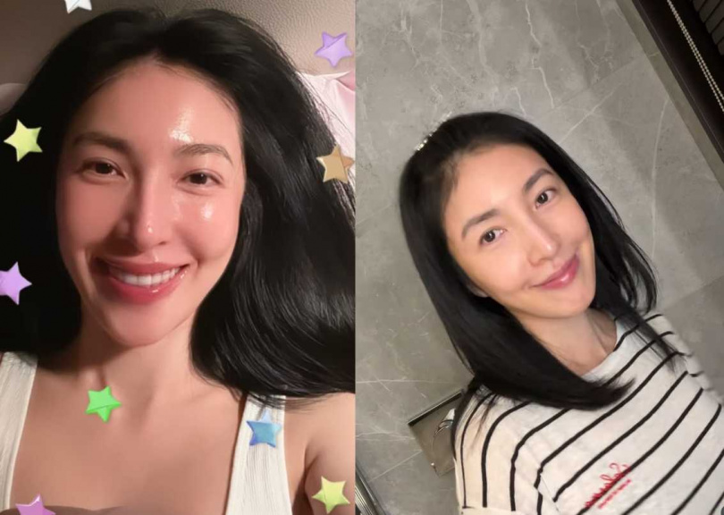 47歲楊謹華素顏狀態被網友大讚神凍齡，根本看不出真實年紀。（圖／翻攝自楊謹華Instagram）