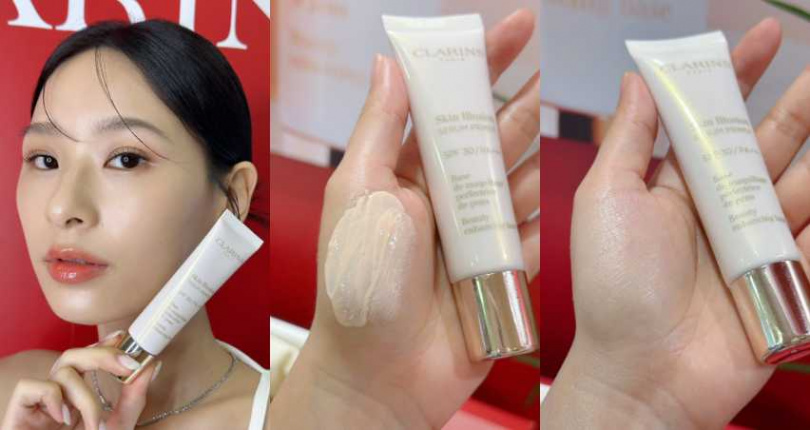 克蘭詩 蘋果光妝前精華乳 SPF30 PA+++ 30ml／1,800元（圖／廖怡婷 攝）