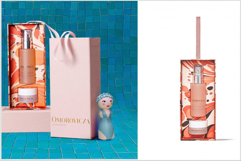 Omorovicza 完美二重奏禮盒 匈牙利皇后醒膚露 30ml＋完美修護潤唇膏 10ml／1,900元。（圖／品牌提供）