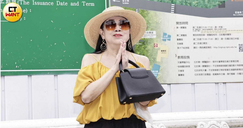 雖然退出演藝圈十多年,許純美透露至今仍陸續收到節目邀約。(圖/蘇聖倫攝)