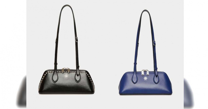RAY 鉚釘提把包 ／53,000元；RAY 提把包／38,800元（圖／品牌提供）