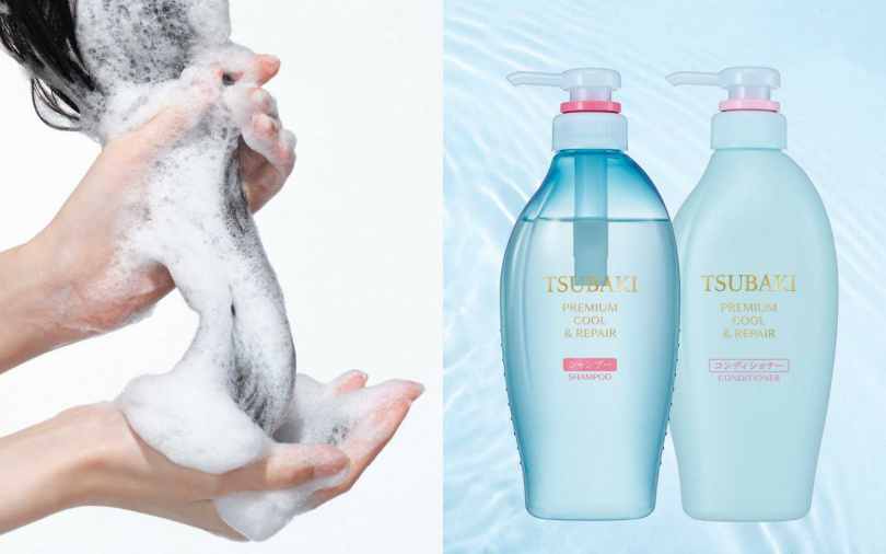 思波綺瞬亮涼感洗髮乳450ml／300元、思波綺瞬亮涼感潤髮乳450ml／300元（圖／品牌提供）
