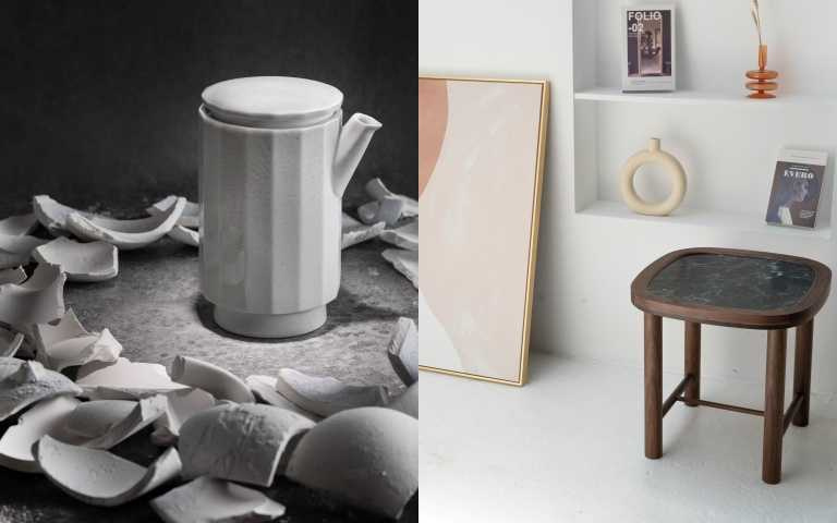 左為穆德設計的作品、右為二拾家居的佳作。