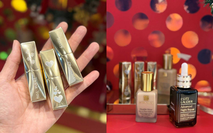 只要購買特潤超導全方位修護露、粉持久完美持妝粉底、絕美奢潤精萃唇膏，就能享有刻印服務，留下妳獨一無二的專屬紀念。（圖／吳雅鈴攝）