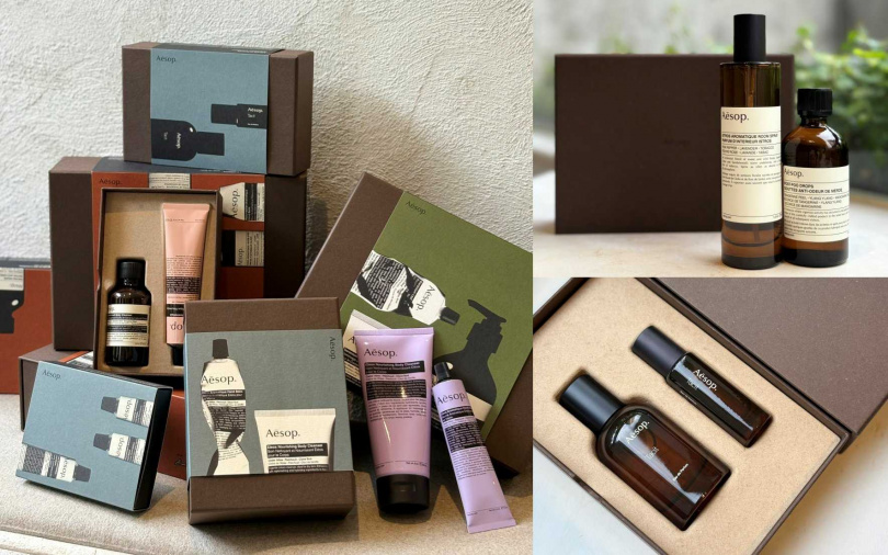 Aesop 8款期間限定禮盒，價格從1,500元起非常好入手，可以依照個人的預算來挑選。（圖／吳雅鈴攝）