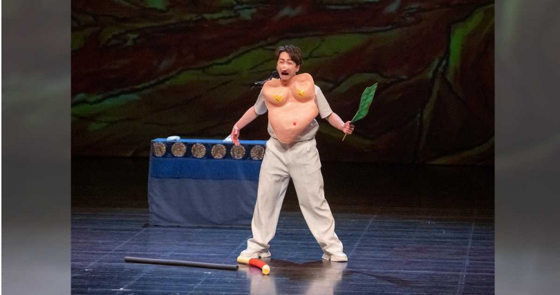 陳漢典不計形象扮豬八戒。（圖／嚞娛樂）